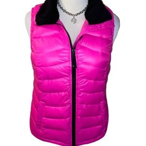 Calvin Klein Electric Pink Down Puffer Vest